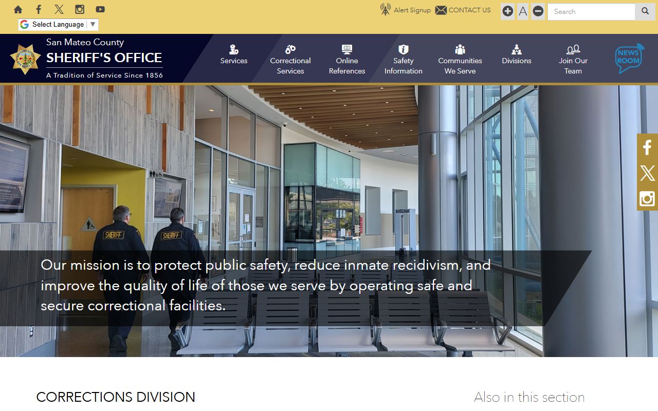 San Mateo County Alternative Sentencing Bureau corrections division program listing